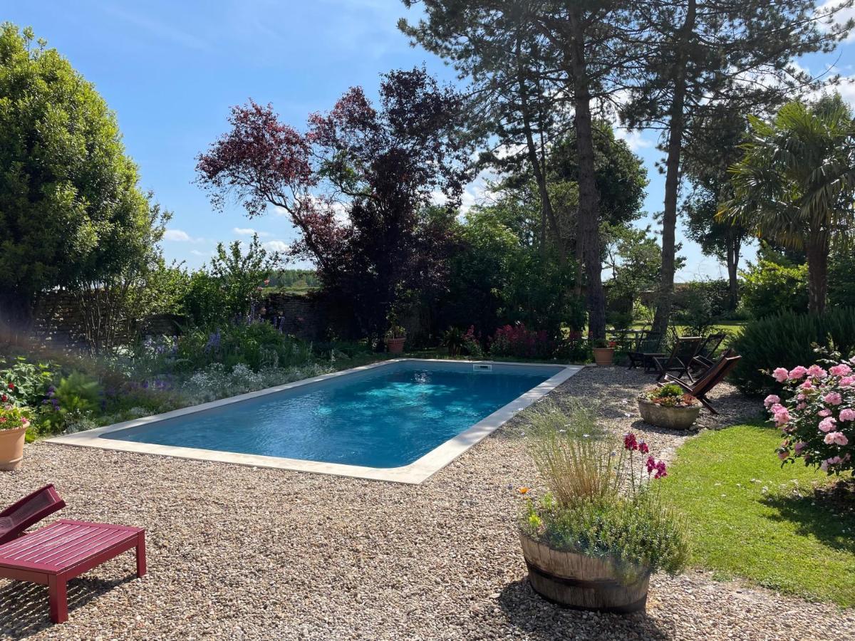 Bed and Breakfast Fleurs De Vignes Piscine Montagny-lès-Beaune Exteriér fotografie